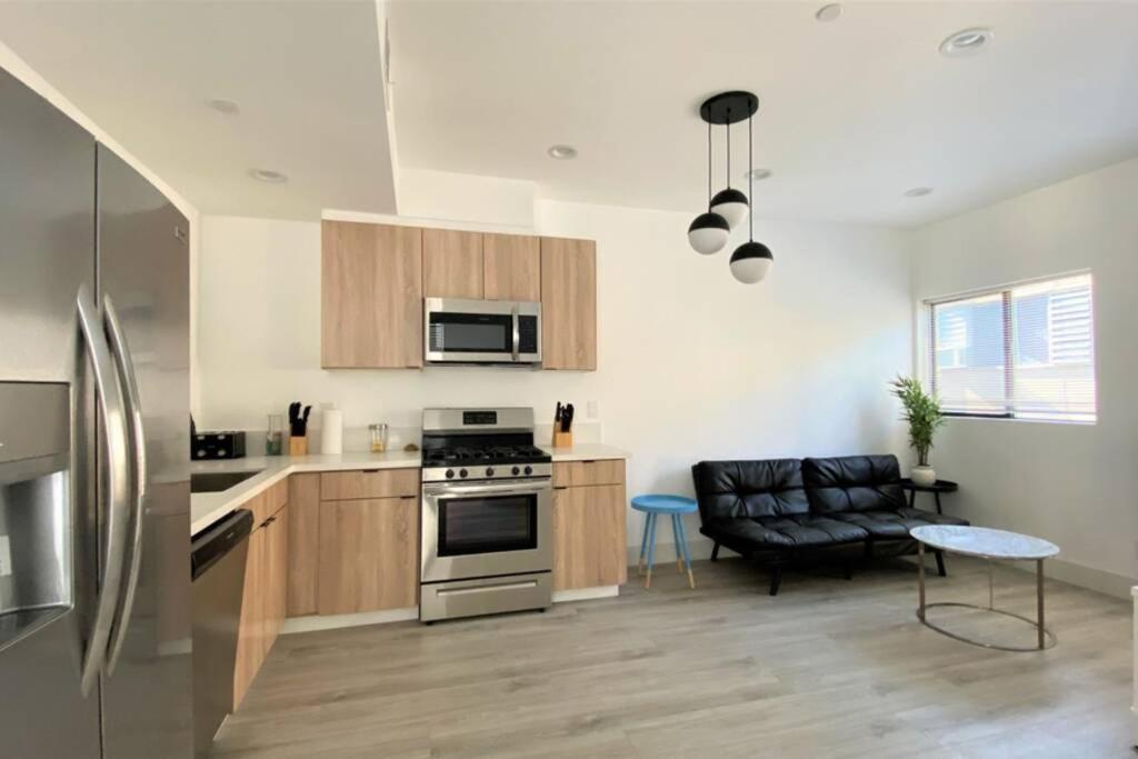 ロサンゼルス 3Bd/3Ba Modern Hollywood Townhouse With Private Rooftopヴィラ エクステリア 写真